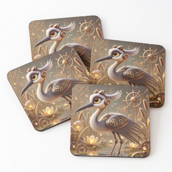 Item preview, Steampunk Sarus Crane designed and sold by Sillytoe.