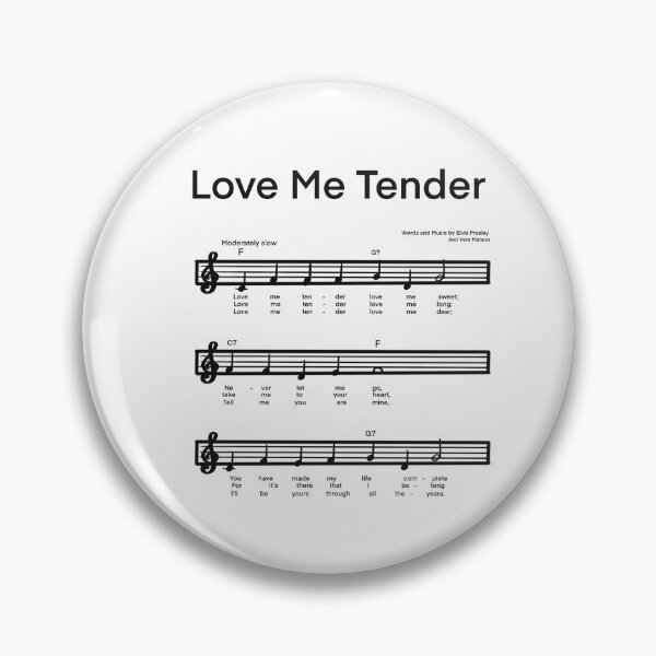 Item preview, LOVE ME TENDER Music  designed and sold by MonicaArtist.