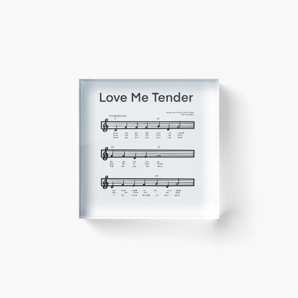 Item preview, LOVE ME TENDER Music  designed and sold by MonicaArtist.