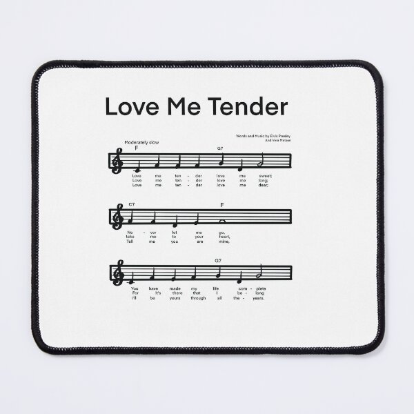 Item preview, LOVE ME TENDER Music  designed and sold by MonicaArtist.