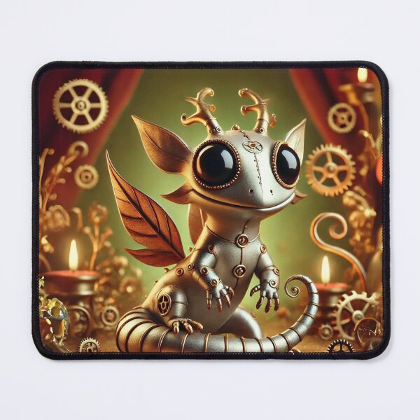 Item preview, Steampunk Satanic Leaf-Tailed Gecko designed and sold by Sillytoe.