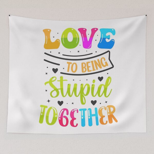 Item preview, love to being stupid together, Cute Love Shirt, Valentines Day Shirt, Lover Shirt, Couple Gift Shirt, Heart Lover Gift Tee, Happy Valentines Day, Valentine Shirt designed and sold by FitFisher.