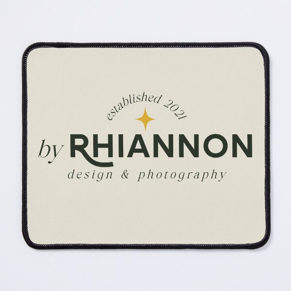 Item preview, By Rhiannon design & photography brand primary logo merchandise designed and sold by shopbyrhiannon.