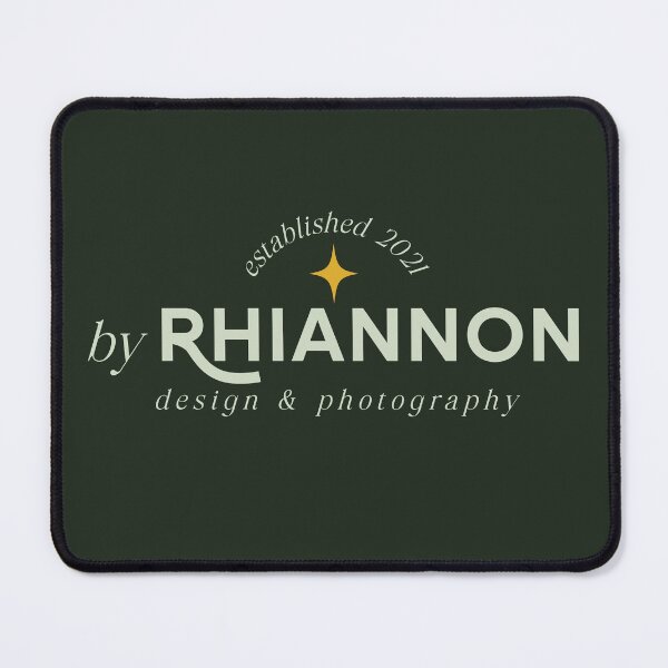 Item preview, By Rhiannon design & photography brand primary logo merchandise inverted designed and sold by shopbyrhiannon.