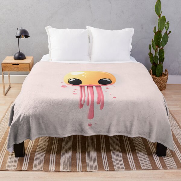 Item preview, Cute Jellyfish Cartoon Minimalist Illustration designed and sold by GoldenTealArts.