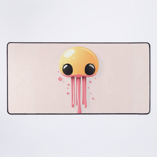Item preview, Cute Jellyfish Cartoon Minimalist Illustration designed and sold by GoldenTealArts.