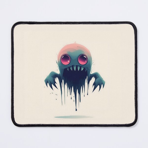 Item preview, Cute Minimalist Monster Illustration with Dripping Details designed and sold by GoldenTealArts.