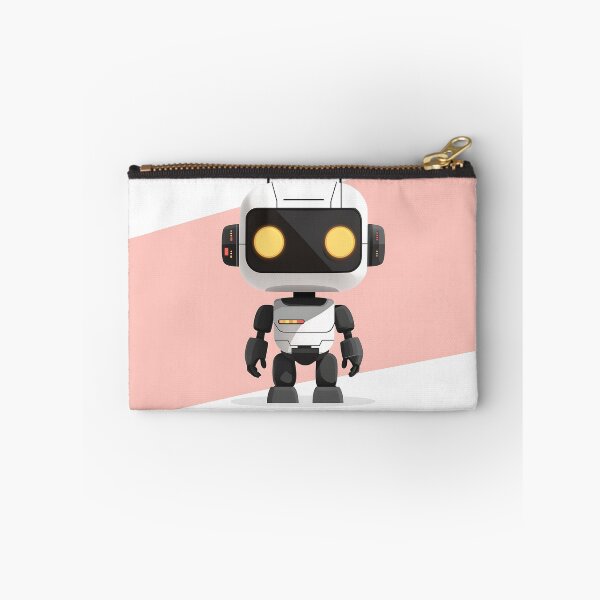 Item preview, Cute Minimalist Robot Illustration with Glowing Details designed and sold by GoldenTealArts.