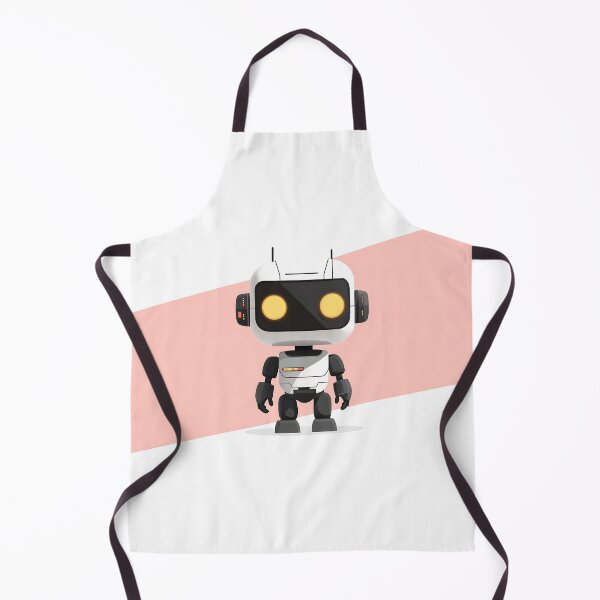 Item preview, Cute Minimalist Robot Illustration with Glowing Details designed and sold by GoldenTealArts.