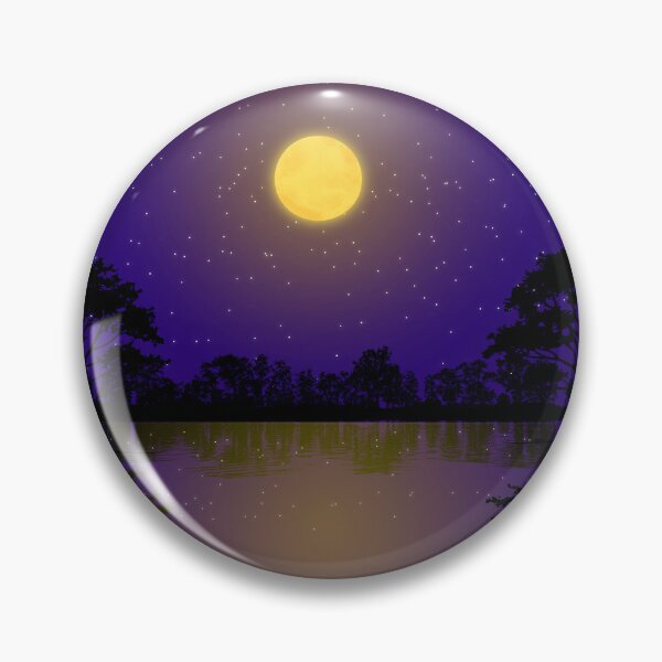 Item preview, Moonlight reflection in forest designed and sold by ArsyCreation.