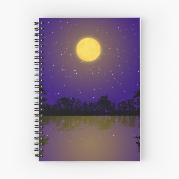 Item preview, Moonlight reflection in forest designed and sold by ArsyCreation.