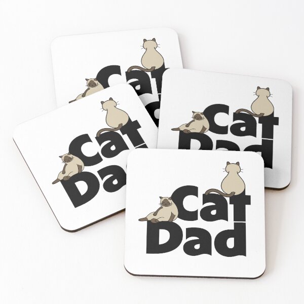 Item preview, Siamese cat dad designed and sold by oak-and-bumble.
