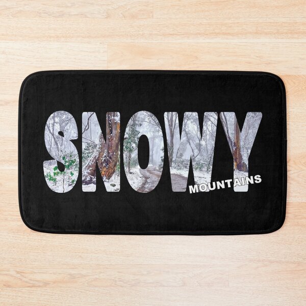 Item preview, SNOWY Mountains - High Country Australia Gums in Snow designed and sold by Adam Gormley.