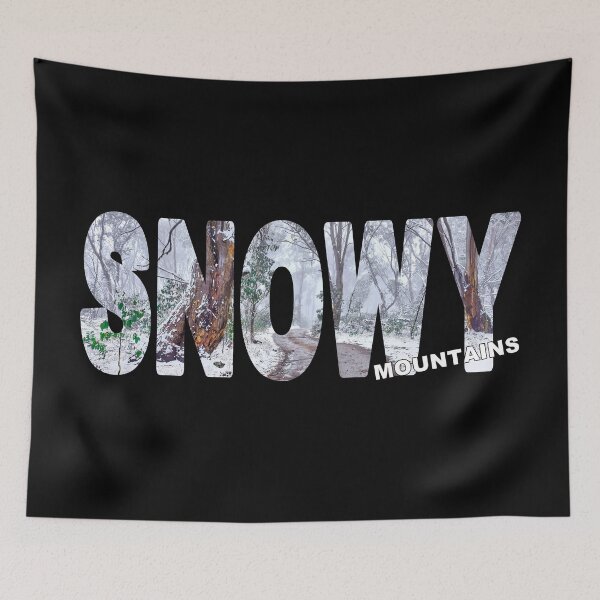 Item preview, SNOWY Mountains - High Country Australia Gums in Snow designed and sold by Adam Gormley.