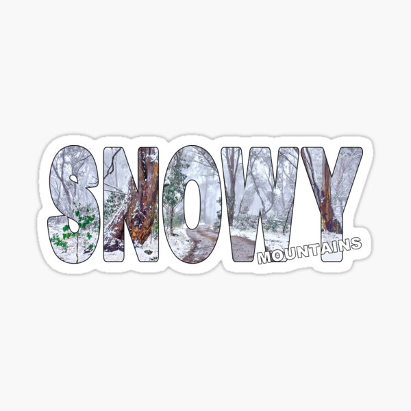 Item preview, SNOWY Mountains - High Country Australia Gums in Snow designed and sold by Adam Gormley.
