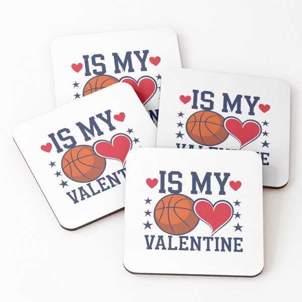 Item preview, Basketball is my heart on Valentine's Day designed and sold by ATOTI.
