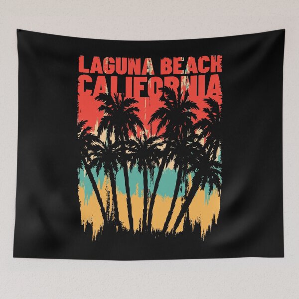 Artikelvorschau, Laguna Beach Kalifornien Retro Surfing Design entworfen und verkauft von TheDiveShirt.