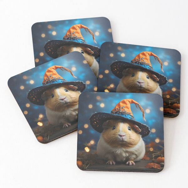 Item preview, "Magical and Adorable Guinea Pig Witch" designed and sold by StickerFrenzied.