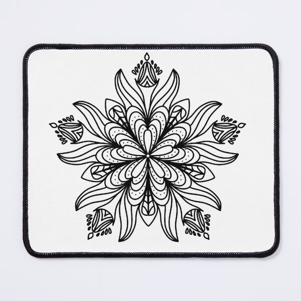 Item preview, Floral triball mandala designed and sold by derynick.