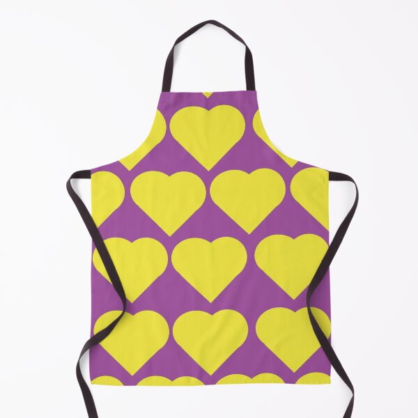 Item preview, Yellow Valentine Heart-purple pattern 17 designed and sold by StudioViArt.
