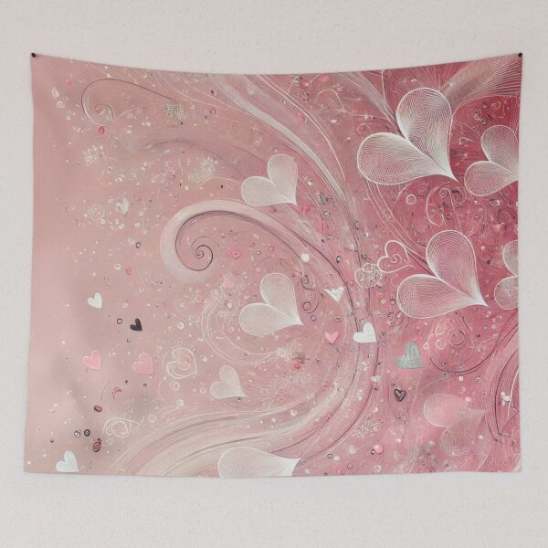 Item preview, Romantic Heart Breeze designed and sold by LyssasMindArt.