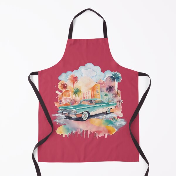 Item preview, Classic Car in an Artistic Cityscape designed and sold by Angellacelin.