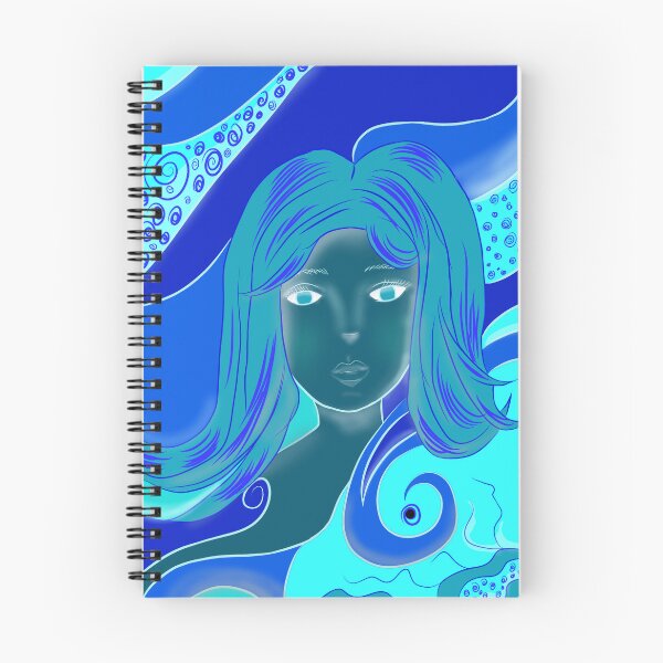 Item preview, Mulher azul azul designed and sold by Wall Cardosos.