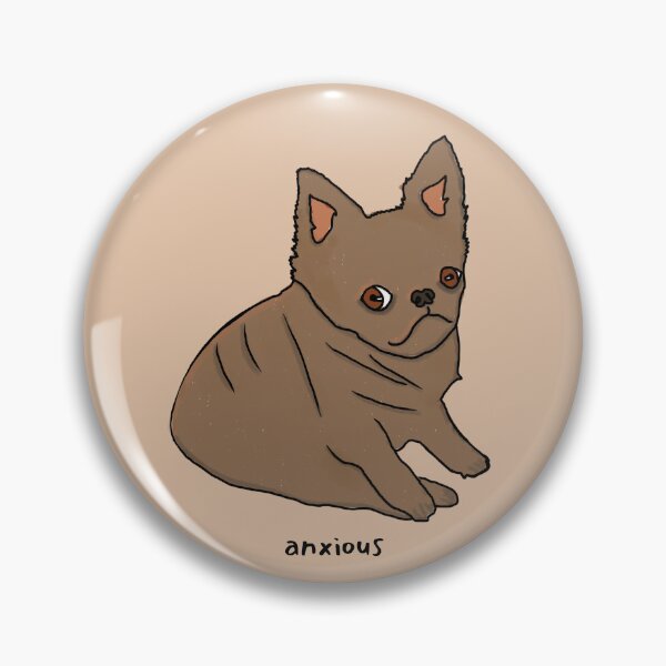 Item preview, Anxious Dog  designed and sold by KittyLovesArts.