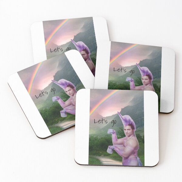 Item preview, lets go says unicorn edward designed and sold by You Have A Choice.