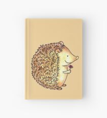 Cute hedgehog Hardcover Journal