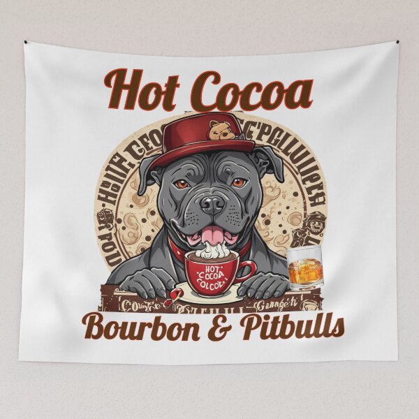 Item preview, Hot Cocoa Bourbon & Pitbulls designed and sold by KHustle.