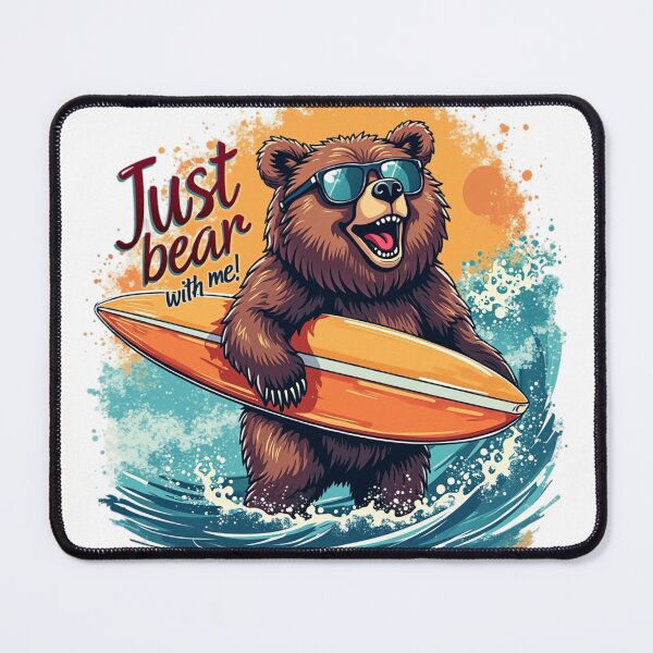 Item preview, Just bear with me Bear lover t shirt designed and sold by StreetArtPro.
