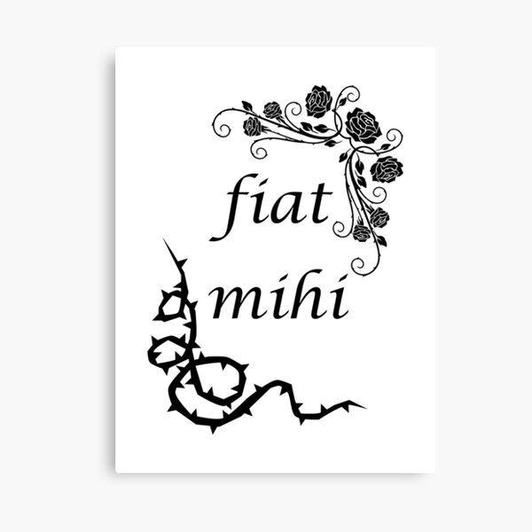 Item preview, Fiat Mihi - Virgin Mary Rose and Thorns designed and sold by Blueberry CC Designs.