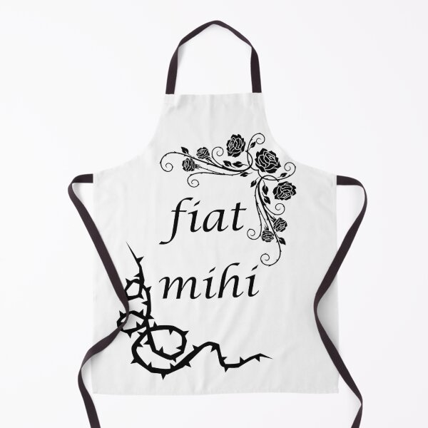 Item preview, Fiat Mihi - Virgin Mary Rose and Thorns designed and sold by Blueberry CC Designs.