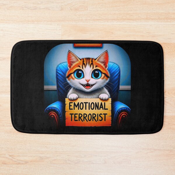 Item preview, Emotional Terrorist Cat 5 designed and sold by Dose of Dysfunction.