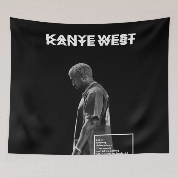 Item preview, Kanye art designed and sold by BubbleStreet.