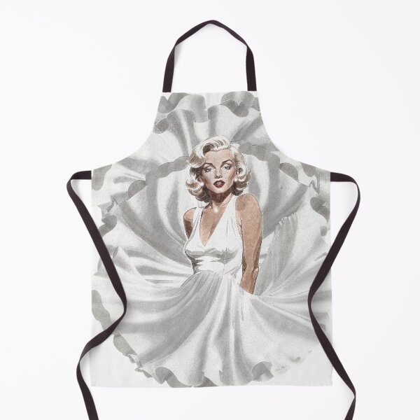 Item preview, Marilyn dramatic white dress designed and sold by Hen-C-Art.