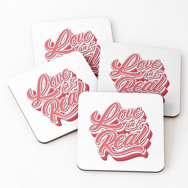Item preview, Love Isn't Real - Anti Valentines  designed and sold by Whimsical  Thinker.