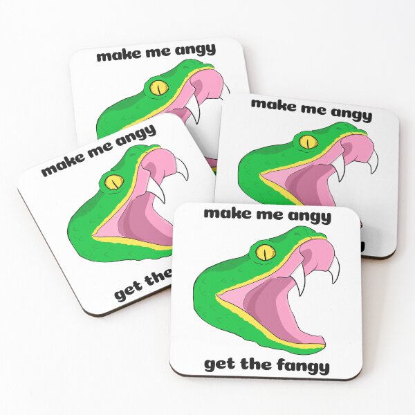 Item preview, Make Me Angy, Get the Fangy - Snake designed and sold by rornelson.
