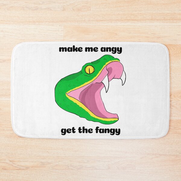 Item preview, Make Me Angy, Get the Fangy - Snake designed and sold by rornelson.