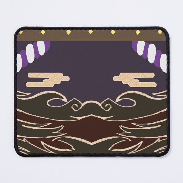 Item preview, Genshin Impact Inazuma Itto Inspired Mouse Pads, Pillows, Face masks, Mouse pad, Art designed and sold by IntrovertMochi.