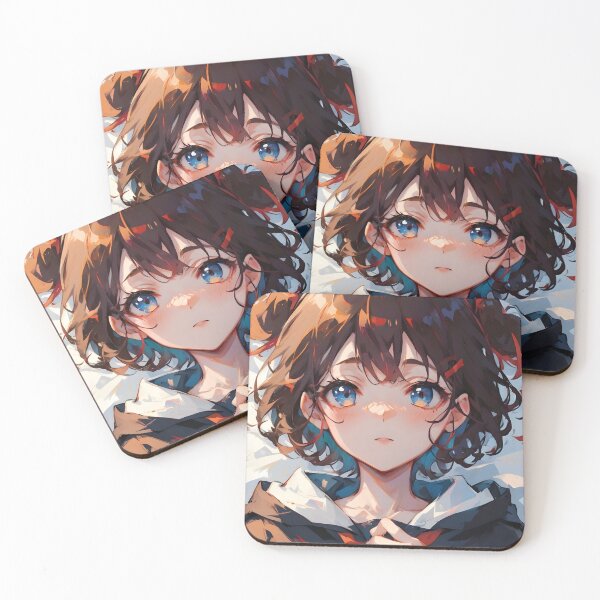 Item preview, Kawaii Anime Girl with Pigtails designed and sold by ScarletArtHub.