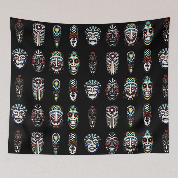 Item preview, Tribal Mask Collection – Bold colorful Ethnic masks collection designed and sold by ArtDesign-ZA.