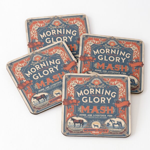 Item preview, feed sack horses morning glory farmhouse designed and sold by Marcee Duggar.