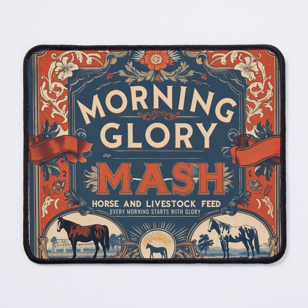 Item preview, feed sack horses morning glory farmhouse designed and sold by Marcee Duggar.