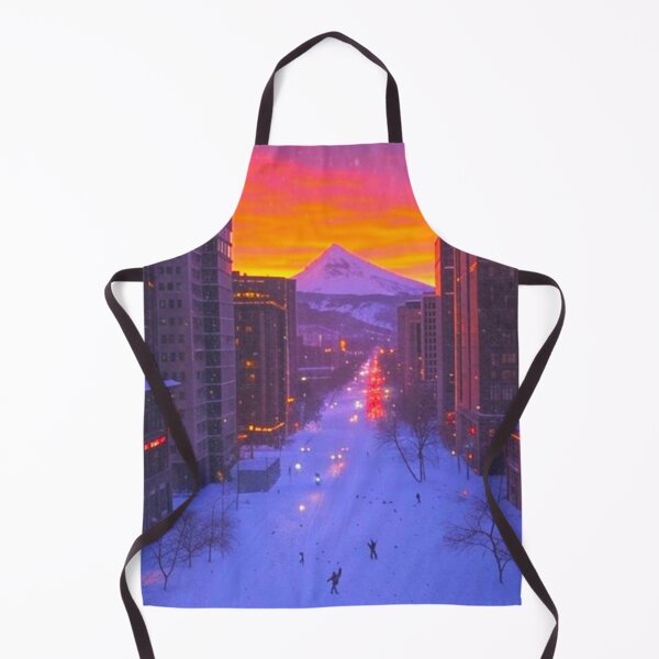 Item preview, Epic Sunset Over a Mountain City designed and sold by GrizzlyCollective.