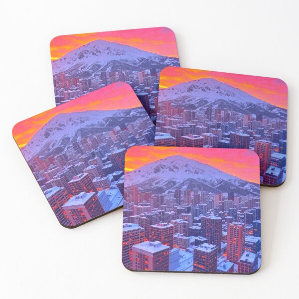 Item preview, Epic City Nestled in the Majestic Mountains designed and sold by GrizzlyCollective.