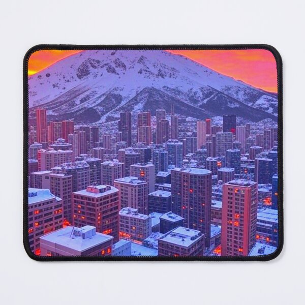 Item preview, Epic City Nestled in the Majestic Mountains designed and sold by GrizzlyCollective.