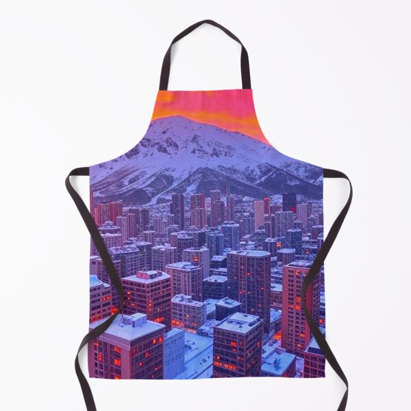 Item preview, Epic City Nestled in the Majestic Mountains designed and sold by GrizzlyCollective.