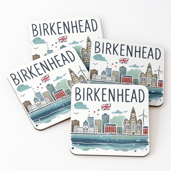 Item preview, Birkenhead England UK designed and sold by WanderlustCoCo.